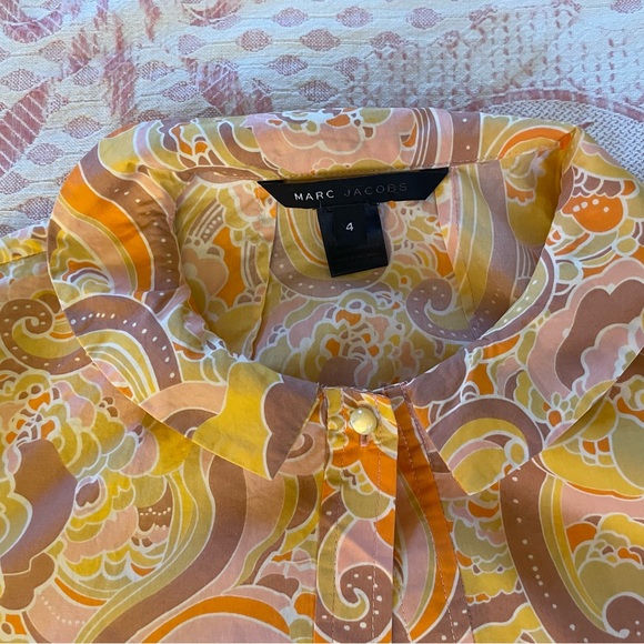 Marc Jacobs Retro Paisley Blouse - Picture 10 of 11